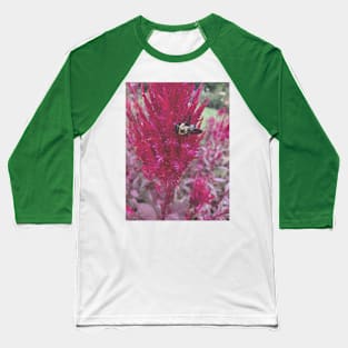 Bee on Flower Baseball T-Shirt